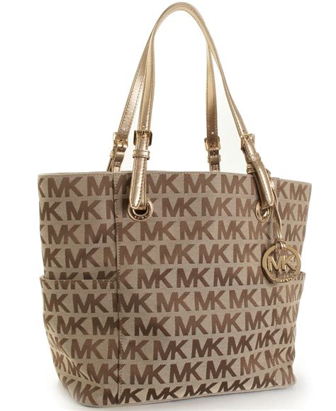 michael kors satin bag|Michael Kors signature tote strap.